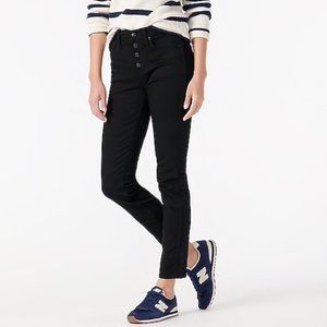 J. Crew Petite 9" Vintage Straight Jean - Petite 27 - True Black